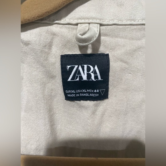 Zara men’s cotton jacket XL - Picture 6 of 10